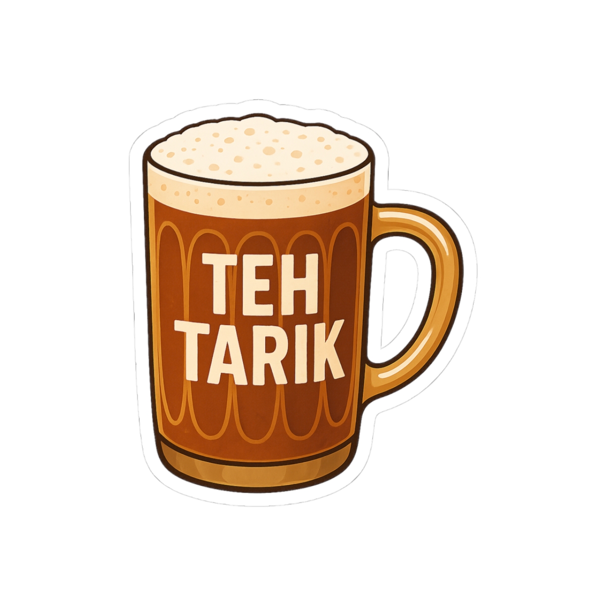 Teh Tarik Sticker - Official stickers merchandise