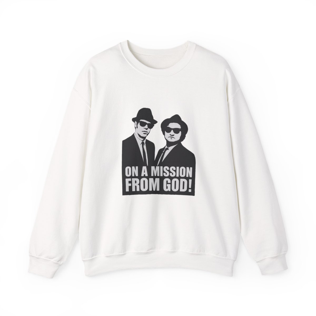 Rock Blues Brothers On A Mission From God Tarik Crewneck - Official sweatshirts merchandise