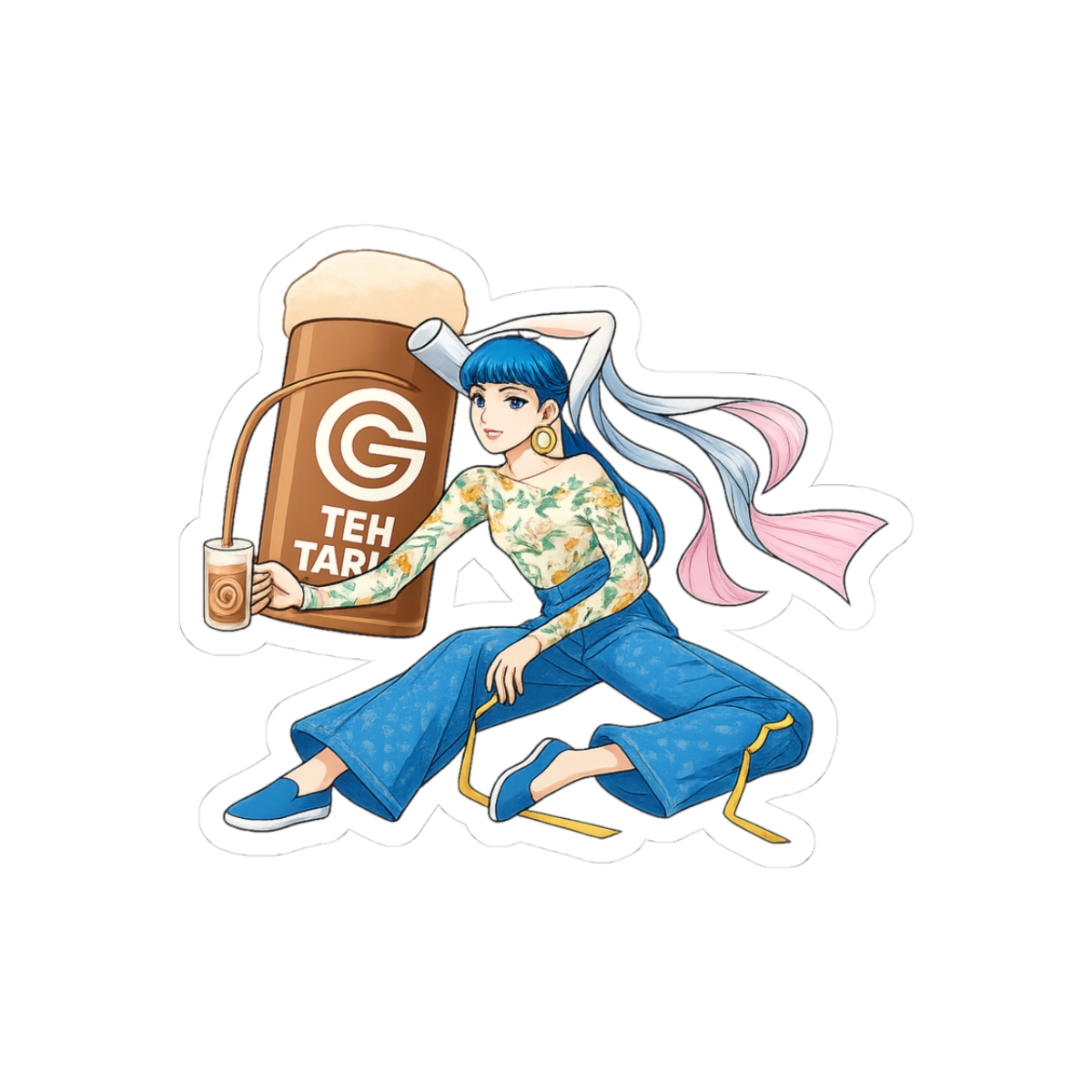 Nyonya Series’s - Teh Teh Tarik 5 Sticker - Official stickers merchandise