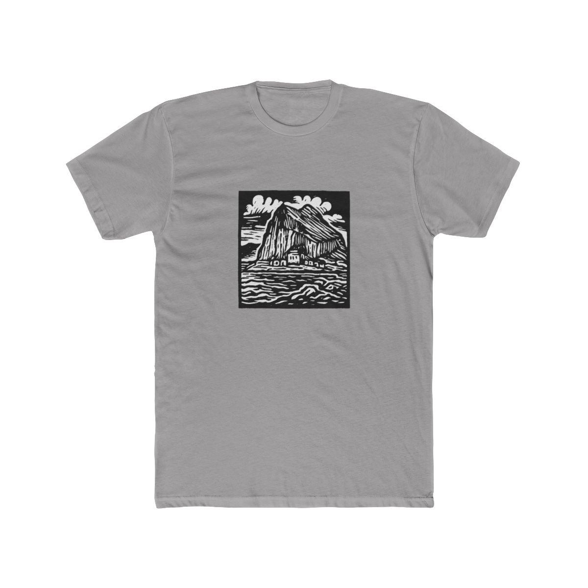 Rock of Gibraltar (Black and white) T-Shirt - Official t-shirts merchandise