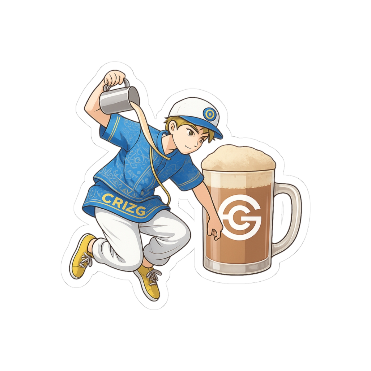Nyonya Series’s - Teh Teh Tarik 4 Sticker - Official stickers merchandise