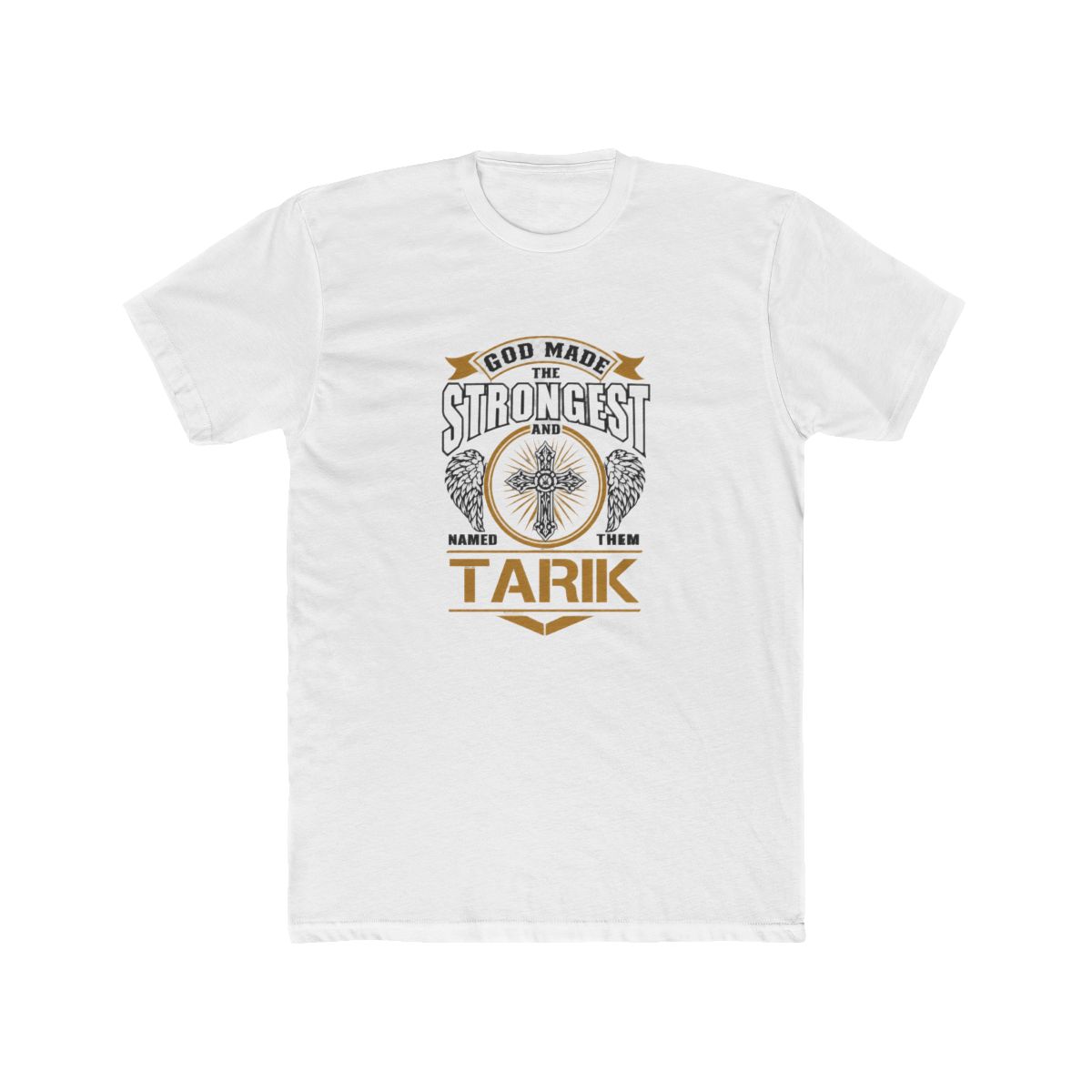 Tarik God Chose Strongest Name Bold T-Shirt - Official t-shirts merchandise