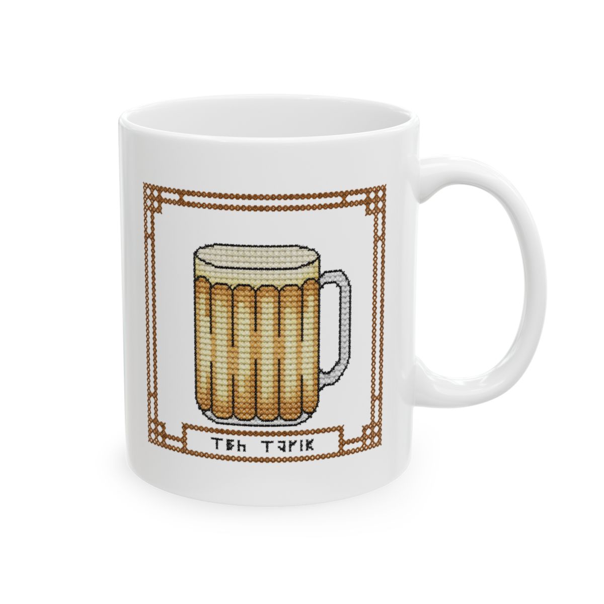 Teh Tarik Cross-Stitch Framed Art - Official Creator merchandise